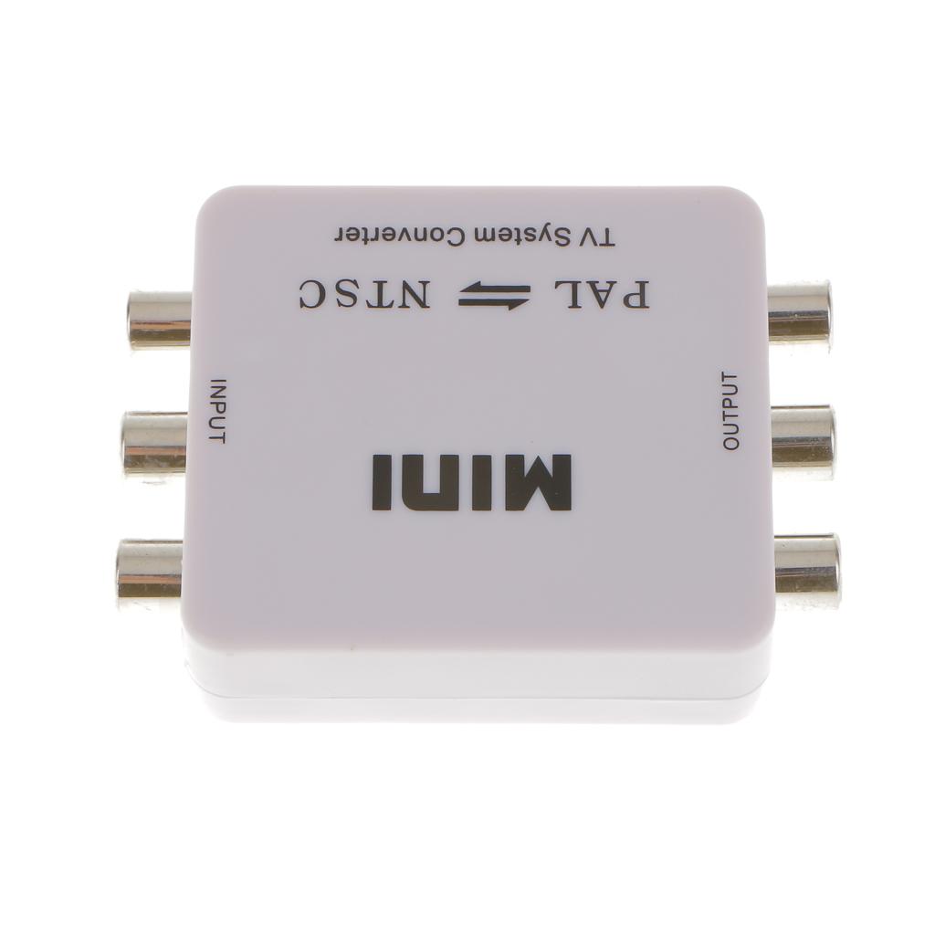 PAL/NTSC/SECAM to PAL/NTSC MINI Bi-directional TV System Switcher Converter