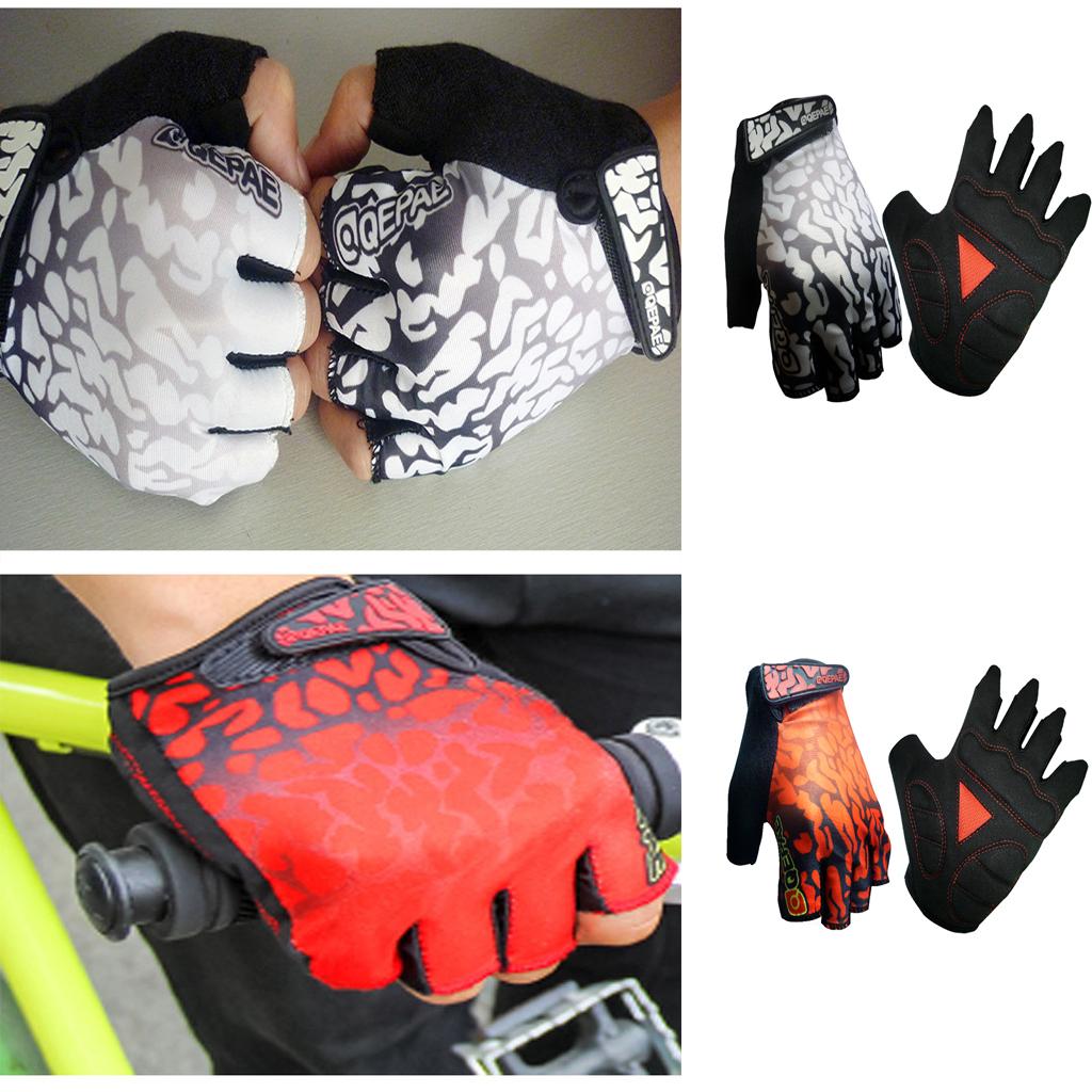 Sports Racing Cycling Bike Unisex Gel Half Finger Gloves M/L/XL/XXL