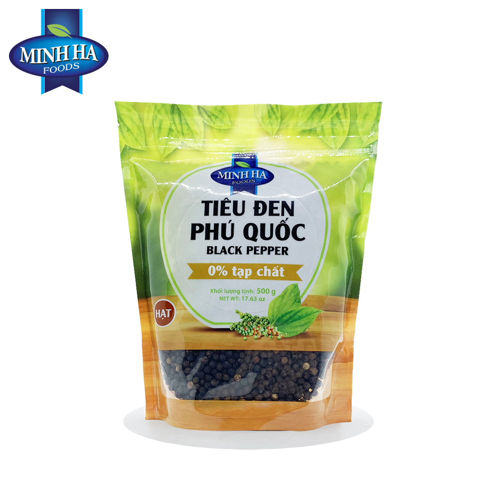 Tiêu đen hạt Phú Quốc Minh Hà 500g