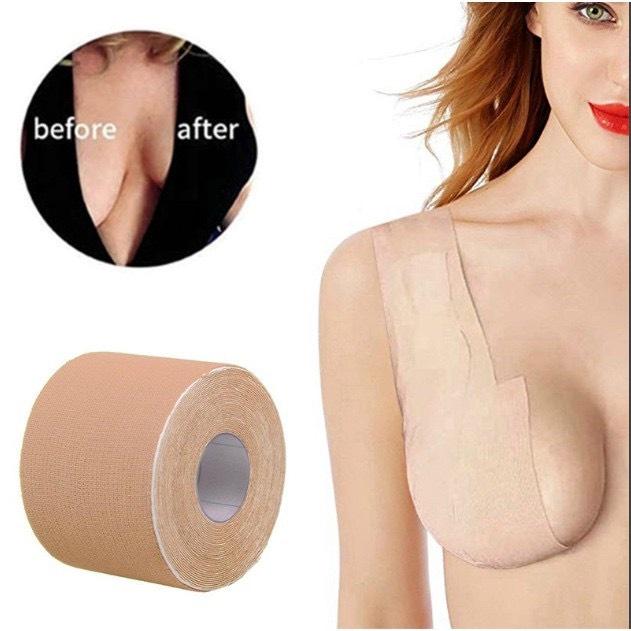 M102. Cuộn dán ngực nữ, miếng dán nâng ngực thay thế áo ngực không dây siêu hot trend