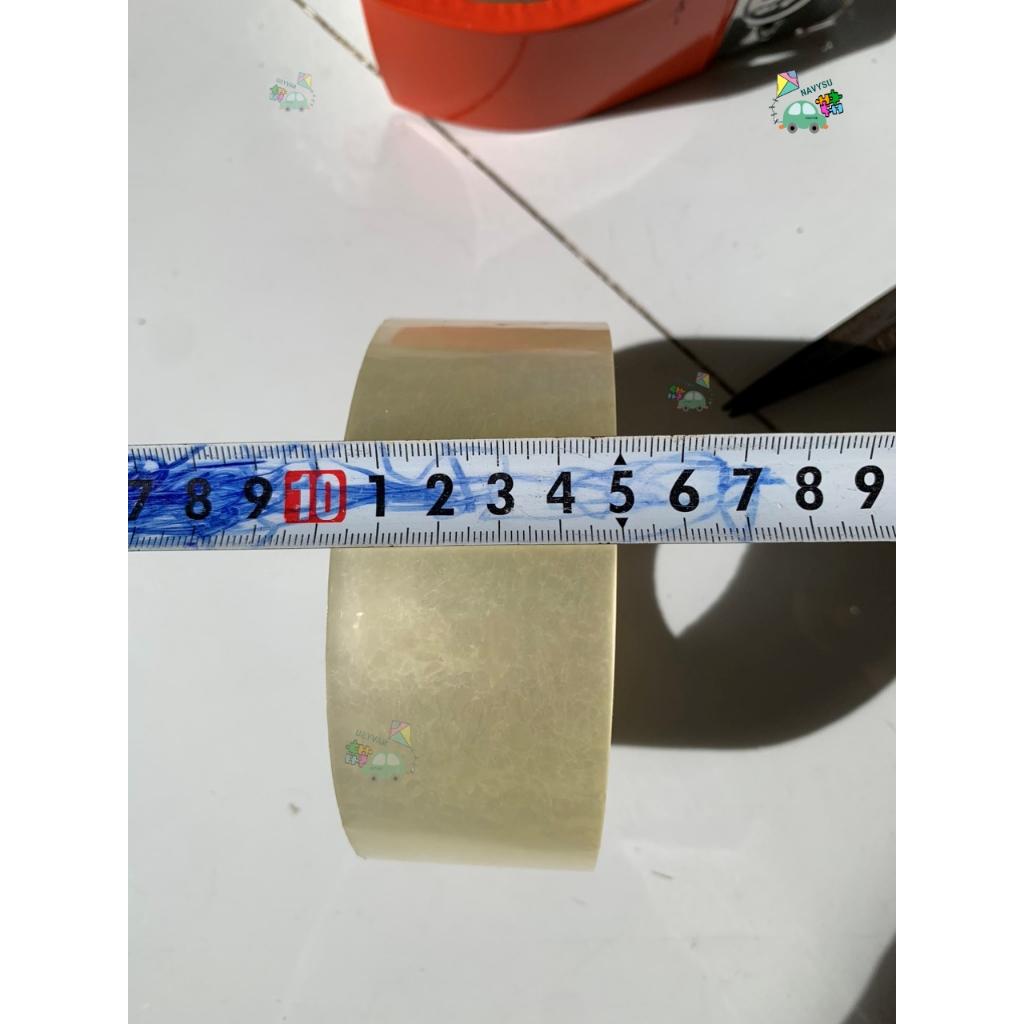 Băng keo trong 5 phân - 200Yard - 6 cuộn/1Cây nặng 1.8Kg và lẻ 1 cuộn 5 phân 299gram