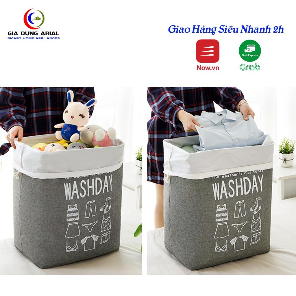 Túi Đựng Quần Áo Chăn Màn bằng vài siêu bền WASHDAY