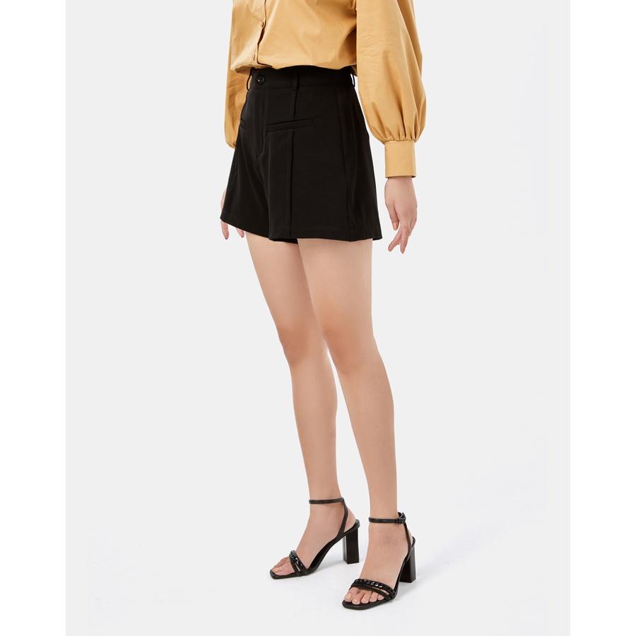 Quần Shorts Nữ Thời Trang JUNO Line Lật Dằn Li JNQSH010