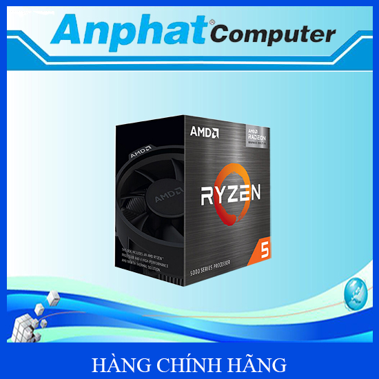 Bộ vi xử lý CPU AMD Ryzen 5 5600G (3.9GHz Upto 4.4GHz / 19MB / 6 Cores, 12 Threads / 65W / Socket AM4) – Hàng Chính Hãng