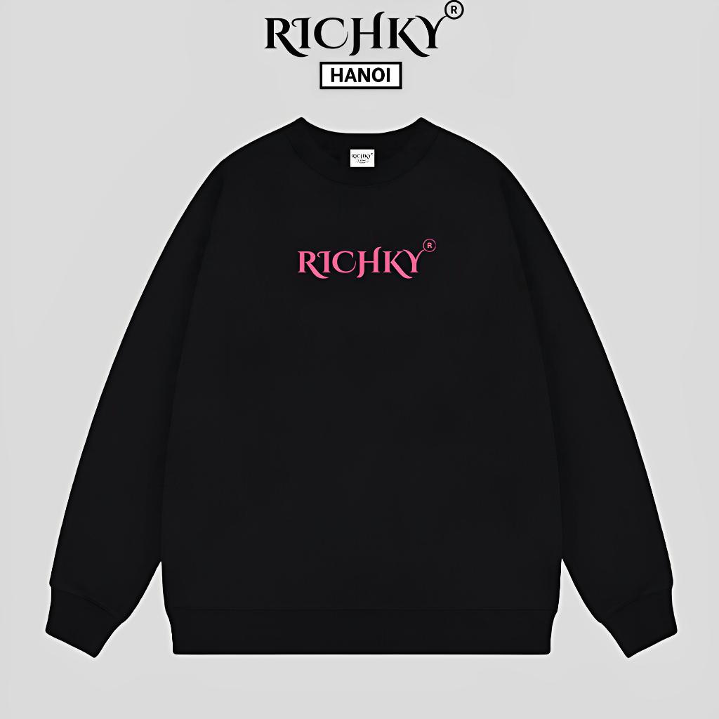 Áo Sweater Local Brand Unisex Richky BlackPink Sweater - RKS03