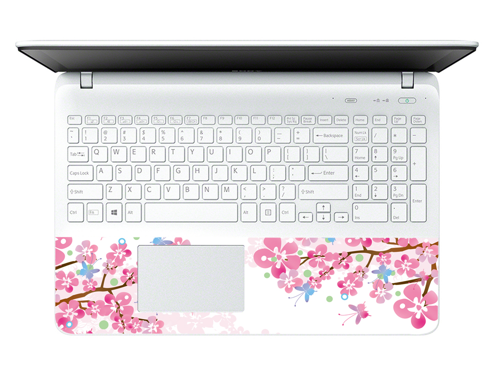 Miếng Dán Decal Dành Cho Laptop Mẫu Hoa Văn LTHV-108 cỡ 13 inch