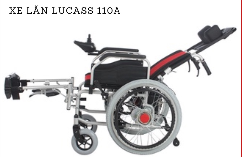 Xe Lăn Điện Lucass XE-110A ( XE 110A ) (Tiêu Chuẩn Mỹ)