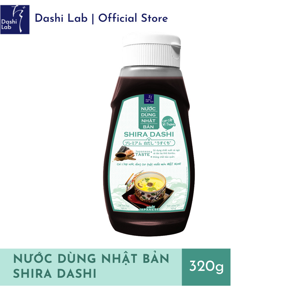 Nước Dùng Shira Dashi Nhật Bản Cao Cấp (Vị thanh) - Dashi Lab - 320g/chai