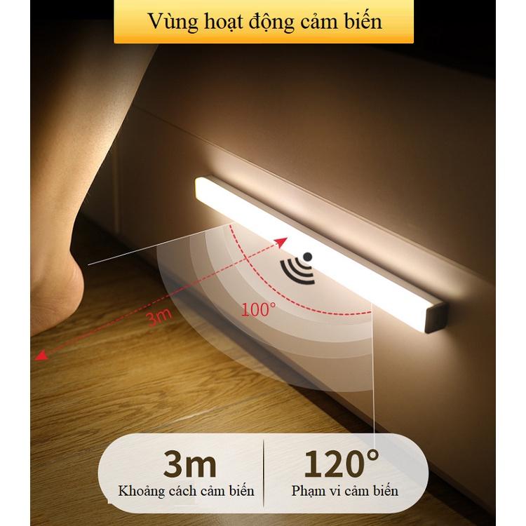 Đèn led cảm ứng hồng ngoại dạng thanh dài 30cm - 50cm ITNL502-5 - Dùng cho tủ quần áo, bếp, cầu thang, chơi tiktok