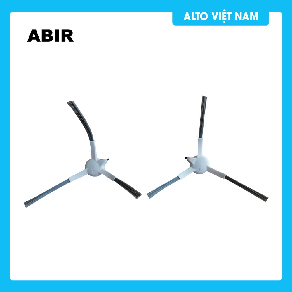 Bộ 2 chổi cạnh thay thế - Phụ kiện Robot hút bụi thông minh ABIR X6/X8 - Hàng chính hãng