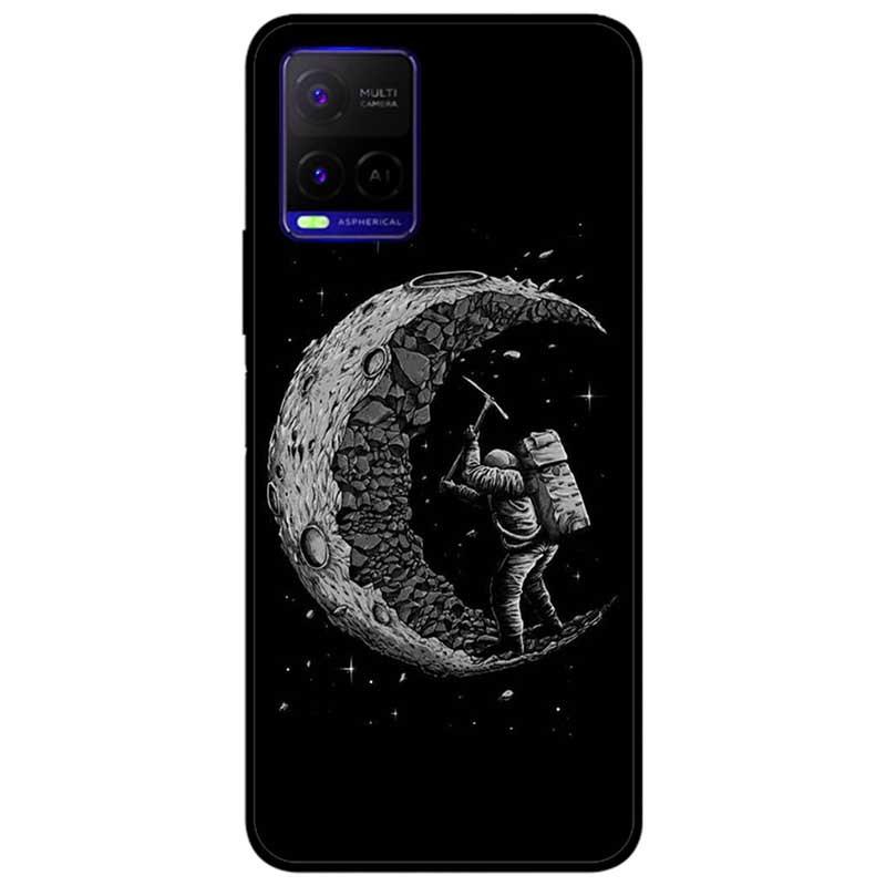 Ốp lưng dành cho Vivo Y21 - Vivo Y21s mẫu Đào Trăng