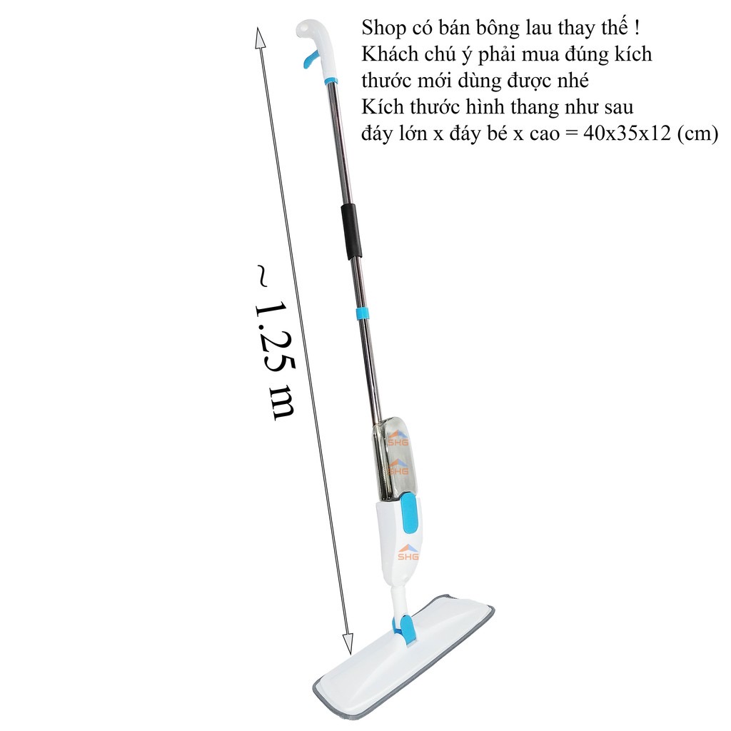 Cây Lau Nhà Phun Sương Spray Mop Cao Cấp Chất Lượng Cao