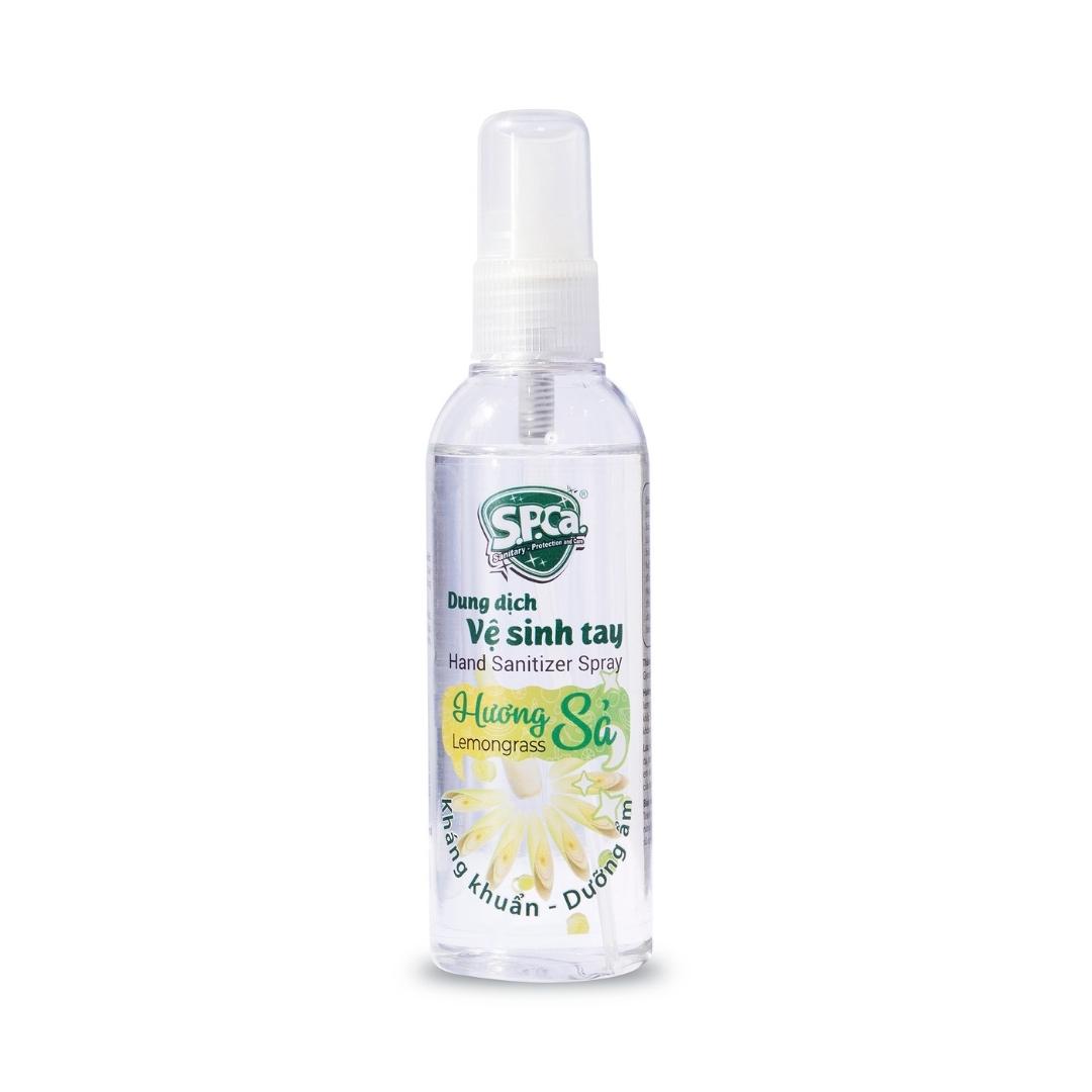 Nước rửa tay khô thơm sát khuẩn SPCa 100ml cao cấp diệt khuẩn 99,9% dưỡng ẩm không gây khô hại da tay