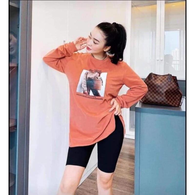 QUẦN LEGGING THÁI MÀU ĐEN RAINBOW - CÓ 2 SIZE