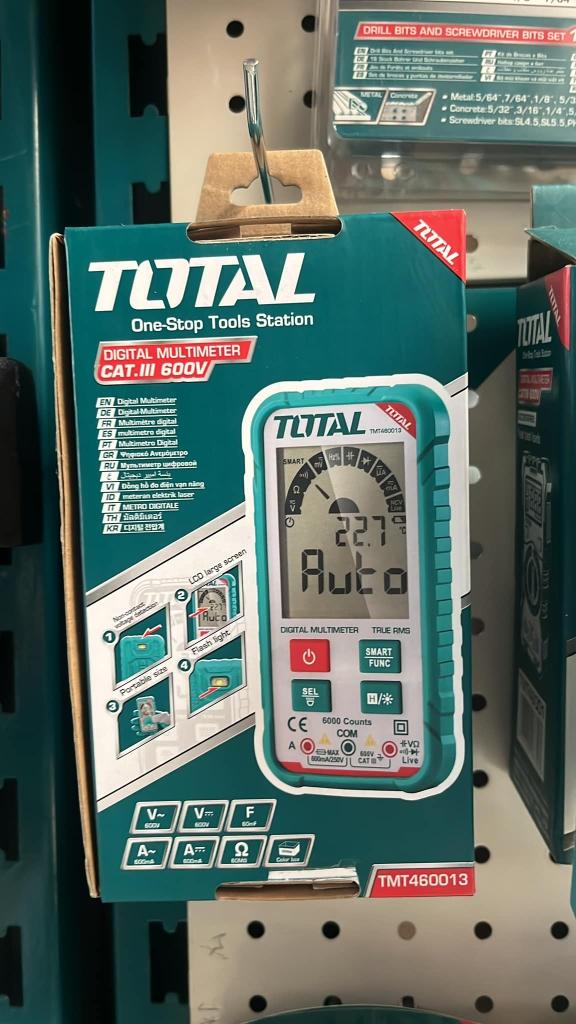 ĐỒNG HỒ ĐO ĐIỆN VẠN NĂNG 6V TOTAL TMT460013 - HÀNG CHÍNH HÃNG