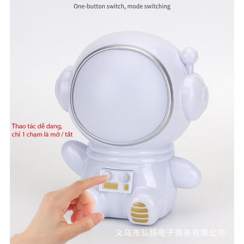 Đèn Ngủ Phi Hành Gia Người Bảo Vệ Thiên Hà Trẻ Em Đèn Đầu Giường Bảo Vệ Mắt Ánh Sáng Dịu nhẹ