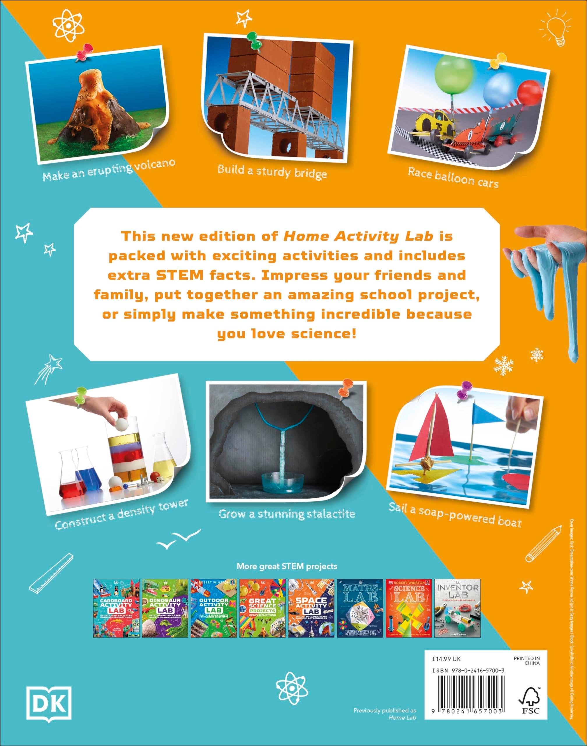 Sách ngoại văn: Home Activity Lab - Exciting Experiments For Budding Scientists