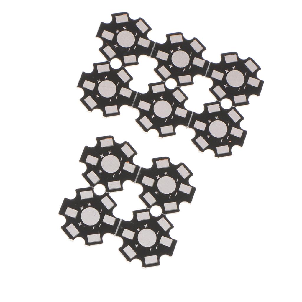 Rất Nhiều 10 Chiếc 20 Mm Cao Cấp LED Nhôm Mặt Đế Tản Nhiệt Cho 1W 3W đèn