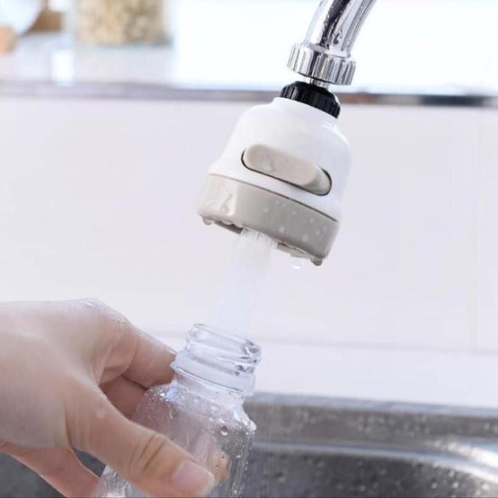 Đầu Vòi Rửa Chén Bát Tăng Áp, Điều Hướng Xoay 360 Độ, 3 Chế Độ, Tiết Kiệm Nước - Hàng Loại 1