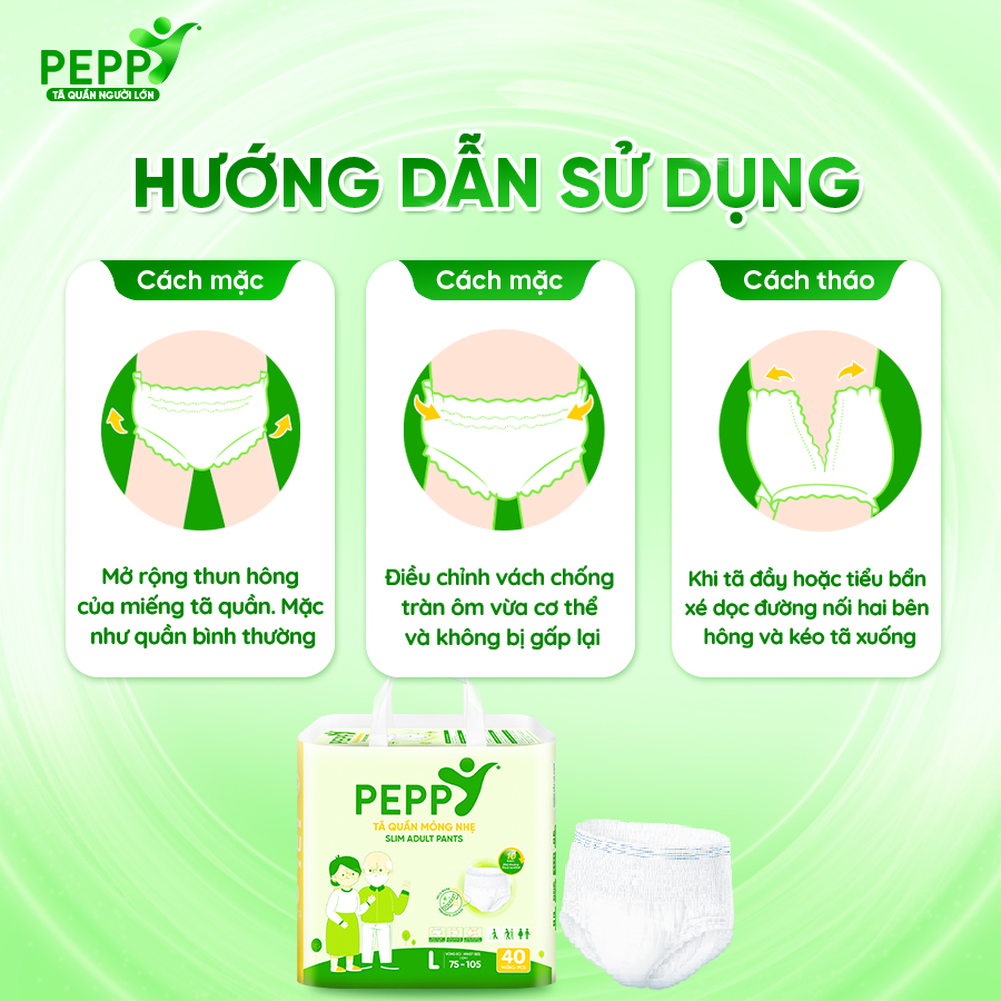 Tã/ Bỉm Quần Em Bé Siêu Mỏng Up&amp;Go Lõi Nén 2mm Siêu Mềm Mại, Siêu Khô Thoáng, Siêu Thấm Hút Size S/M/L/XL