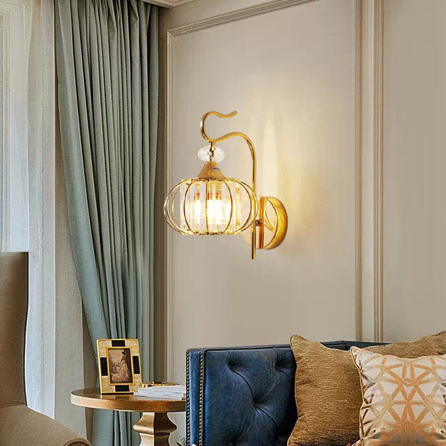 Đèn tường CAVIS pha lê cao cấp trang trí nội thất hiện đại - kèm bóng LED chuyên dụng.