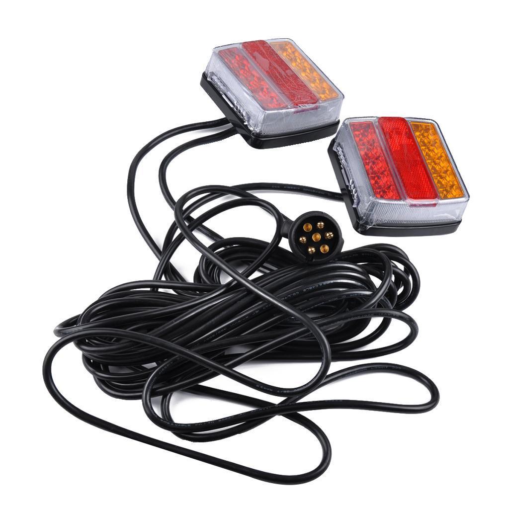12V WATERPROOF SUBMERSIBLE LED TRAILER LIGHTS STOP/INDICATOR/TAIL LIGHT KITS
