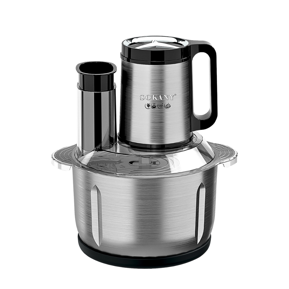 Máy xay thịt đa năng 6in1 SOKANY SK-06020 dung tích 5L tích hợp xay, ép, cắt, thái vô cùng tiện lợi - HÀNG CHÍNH HÃNG