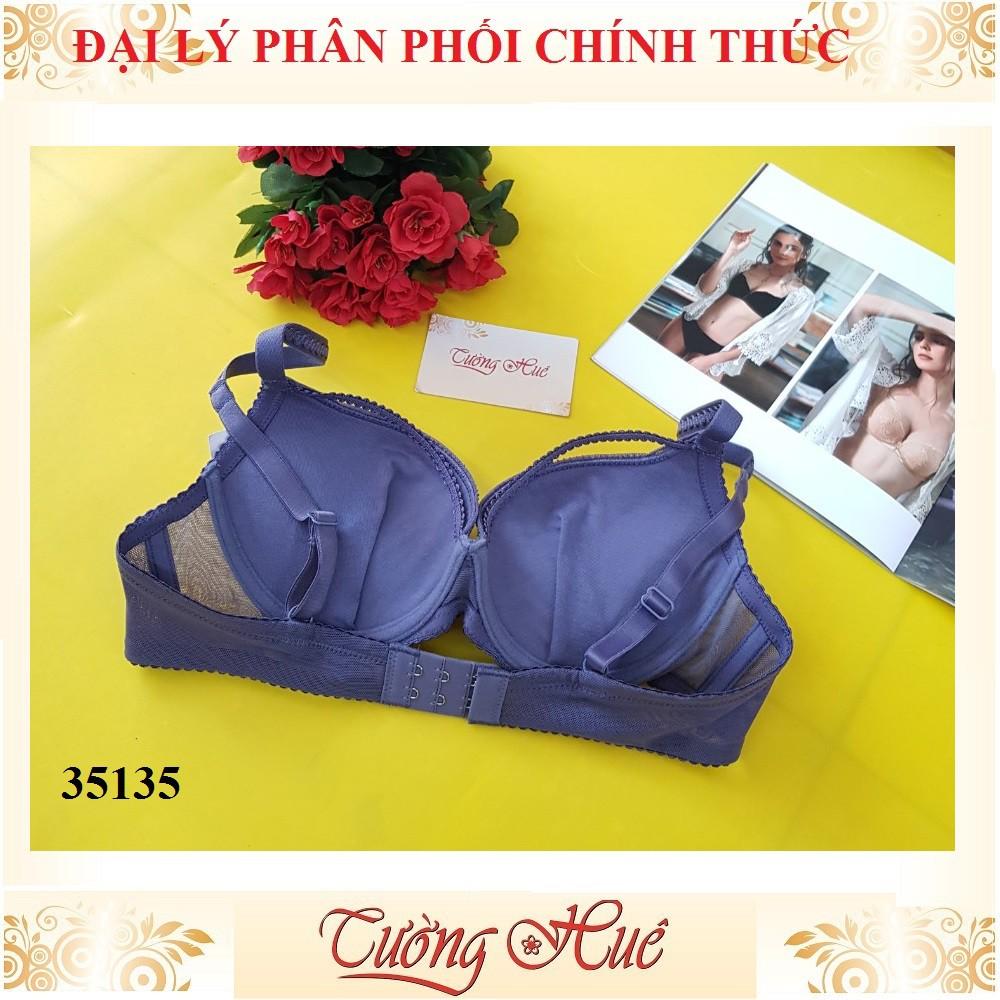 Áo lót nữ Bon Bon BV 35135 áo ngực mút dầy phối ren.