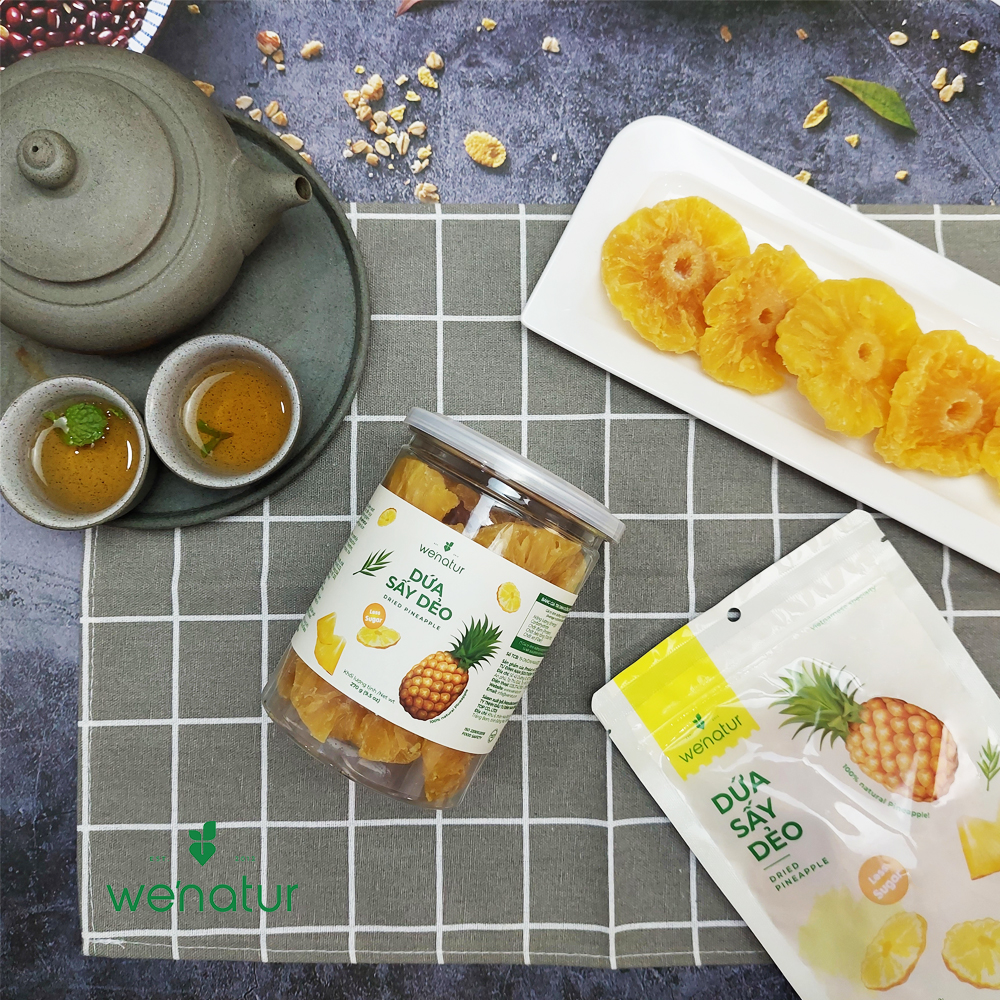 Mứt Dứa Sấy Dẻo Nguyên Chất we'natur 270g