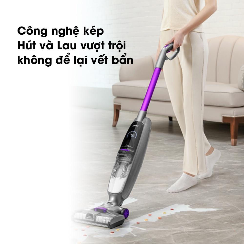 Máy Hút Bụi Lau Sàn Cầm Tay JIMMY HW8 Pro Lực Hút Mạnh Thời Lượng Hoạt Động Đến 70 Phút - Hàng Chính Hãng - Bảo Hành 12 Tháng