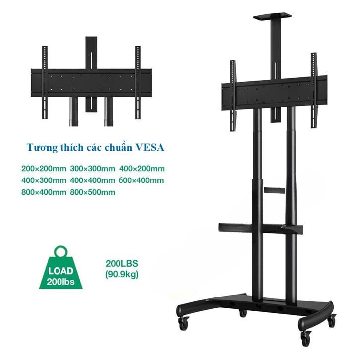 Giá treo tivi di động AVA1800-70-1P (55 inch - 85 inch) - Hàng chính hãng