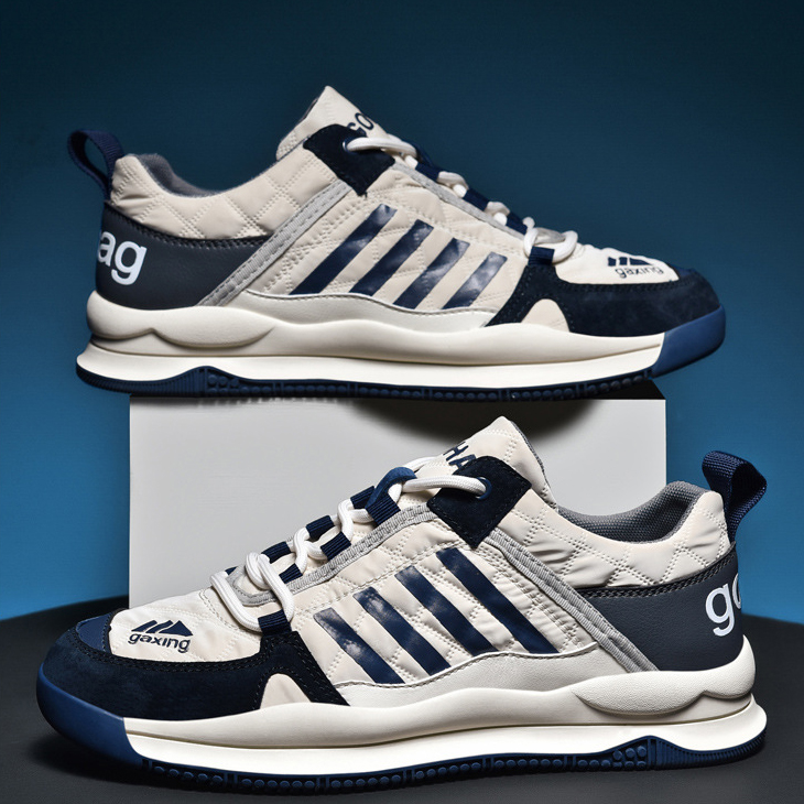 Giày Thể Thao Nam MENDO - Giày Sneaker Màu Xanh Than Chất Vải Dày Dặn, Phối Đồ Dễ Dàng - G5528