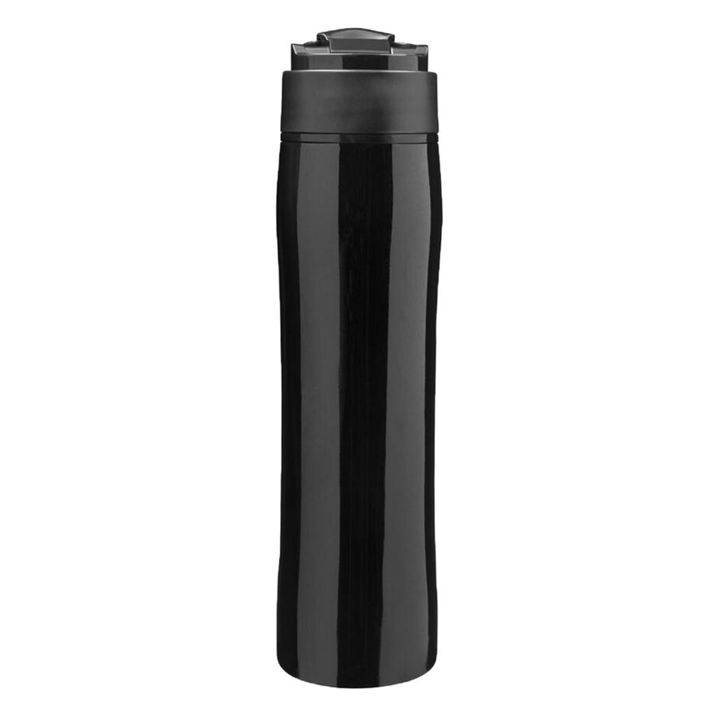 Portable French Press Coffee Maker Vacuum Insulated Travel Mug Stainless Steel Coffee Tea Maker Bottle for Hiking, Camping, Outdoors