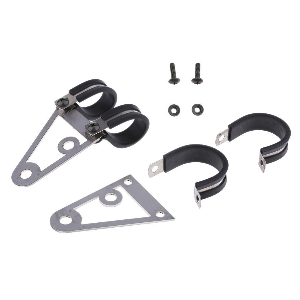 Pair Motorcycle Motorbike Universal Headlight Stealth Mounting Bracket for Chopper Bobber Street Bike Cafe Racer