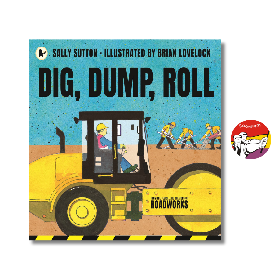 Sách - Dig, Dump, Roll by Sally Sutton | Children's English Picture Book