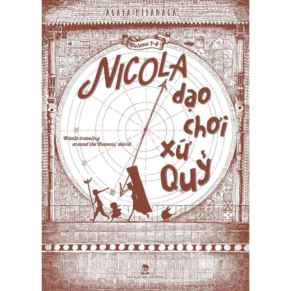 Truyện tranh - Boxset Nicola dạo chơi xứ quỷ - Trọn bộ 4 Tập - Tặng kèm 2 thẻ nhân vật - NXB Kim Đồng - 1 2 3 4