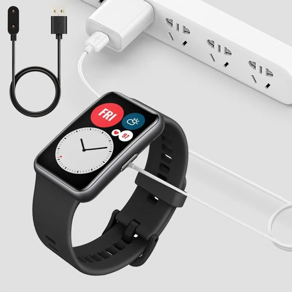 Dây Cáp Sạc Từ Tính Cho Huawei Band 6 7 8 9 10 / Honor Band 6 7 9 / Huawei Watch Fit 1 2 3 MÀU ĐEN - Hàng Nhập Khẩu
