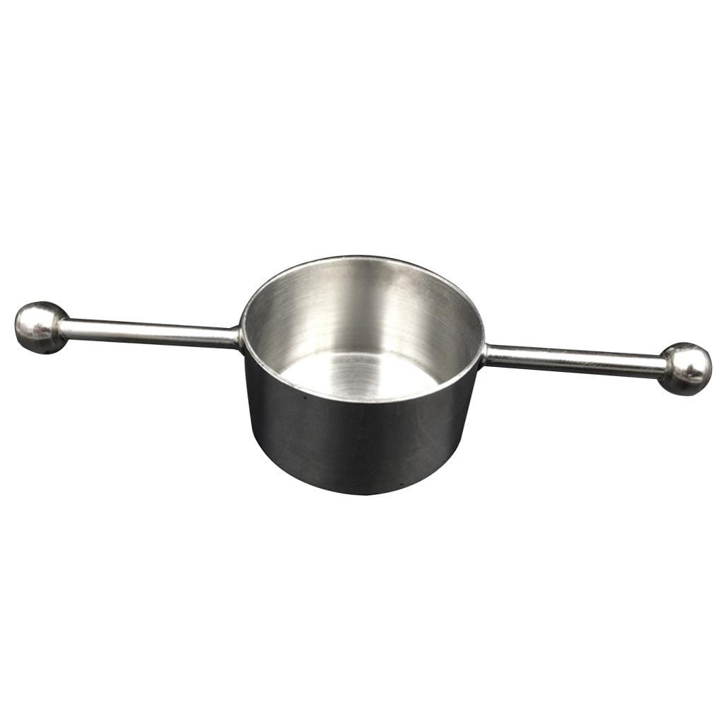 2pcs Round  Measuring Cup Wine 30ml Cocktail Bar Bartender Jigger