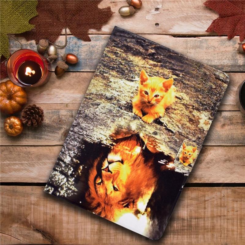 Bao Da Họa Tiết Chú Mèo Dễ Thương Cho Samsung Galaxy Tab A7 Sm-T500 T505 10.4 Inch