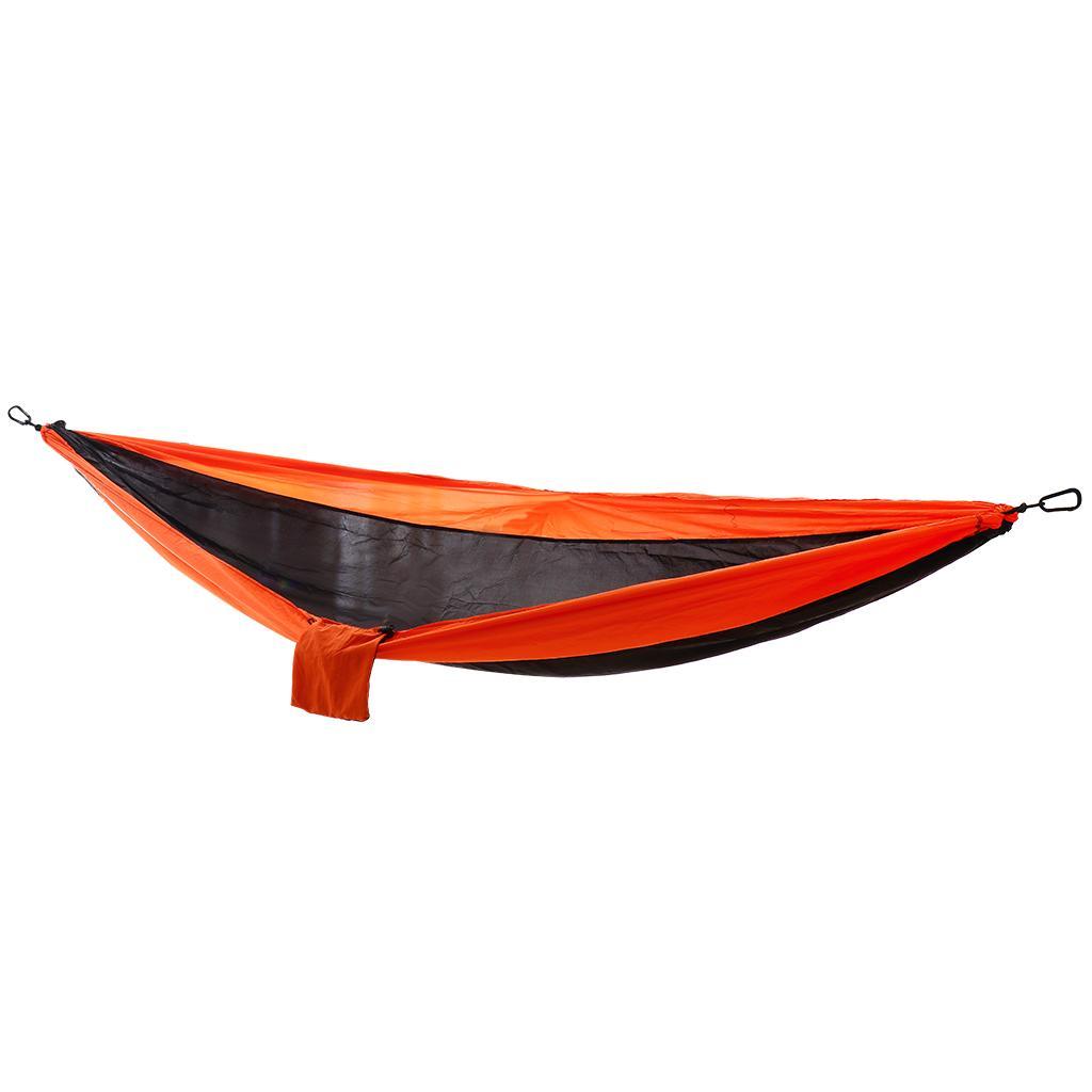 Heavy Duty Double Swing Hammock Foldable Camping Ultralight Sleeping Hanging Bed with Storage Bag