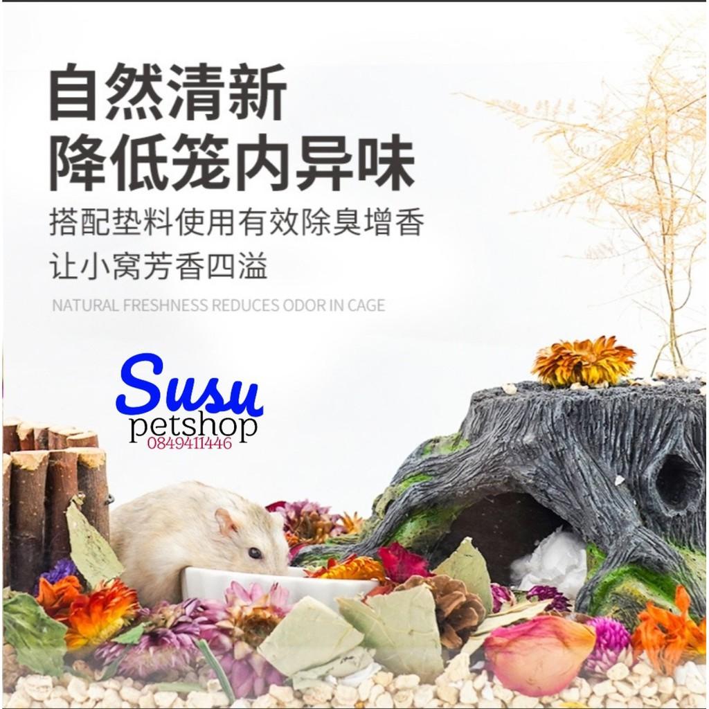 Hoa khô lót chuồng cho hamster