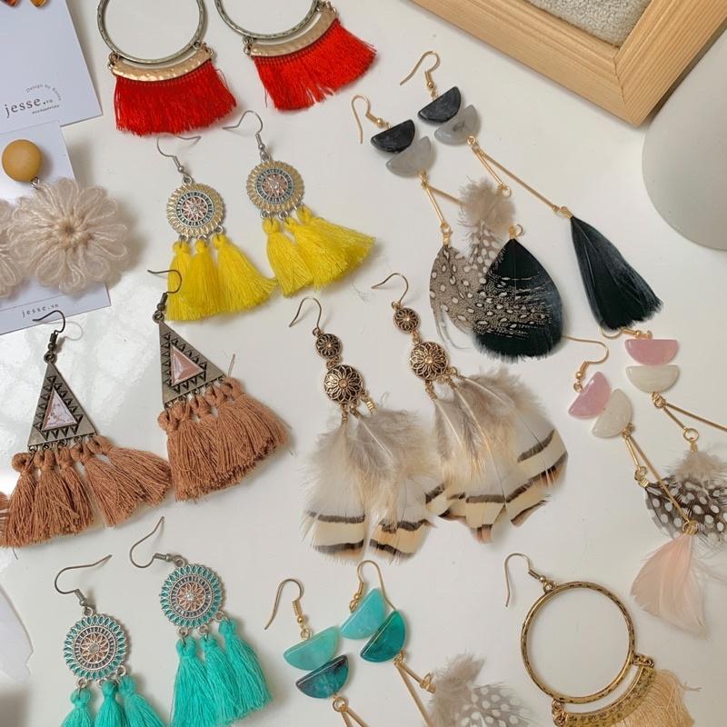 Bông tai Khuyên tai biển , du lịch , Bông tai Boho