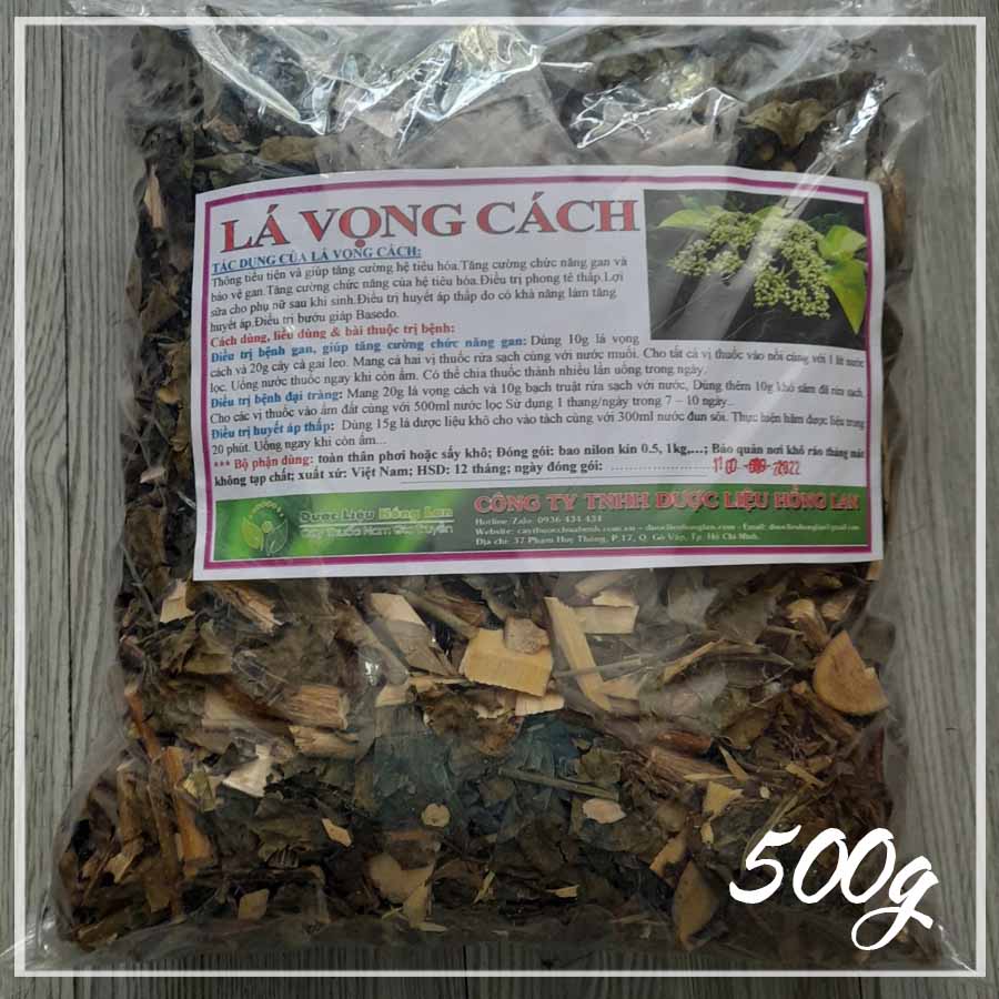 Lá vọng cách khô sạch đóng gói 500gram