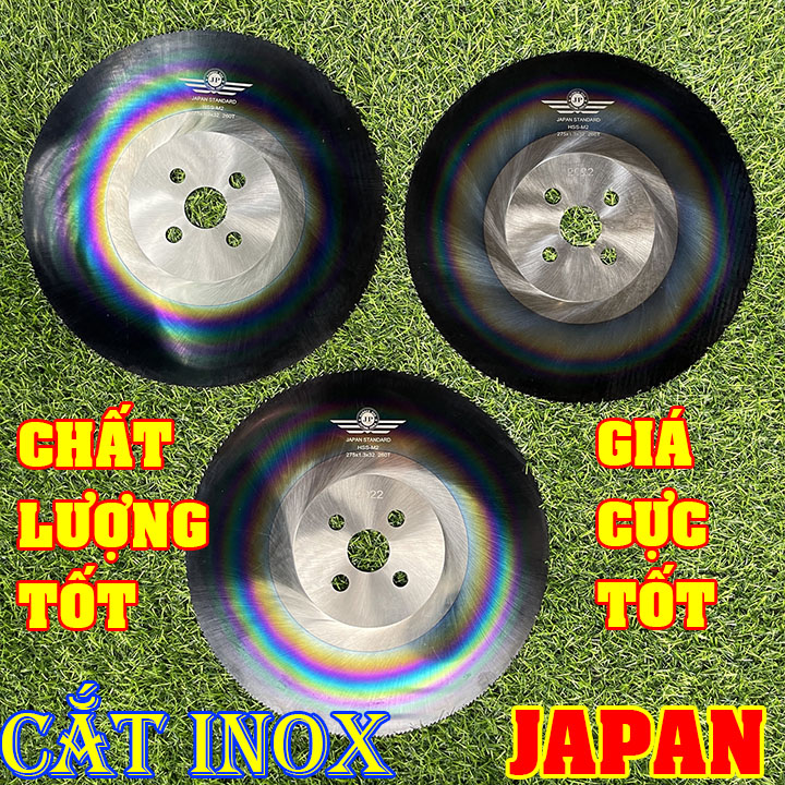 Đĩa Cắt Inox Cầu Vồng 275*1.6 Máy Tua Chậm
