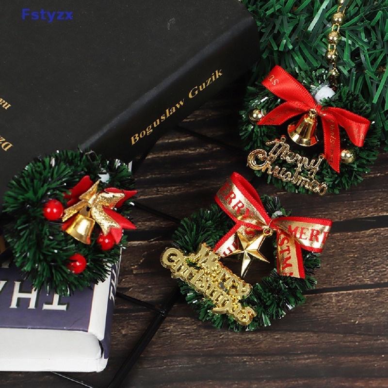 Vòng tròn noel mini treo trang trí