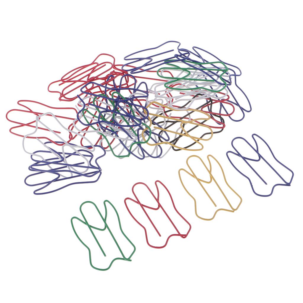 30 Chiếc Hình Răng Kẹp Đánh Dấu Trang Ghi Nhớ Kẹp Học Sinh Vật Dụng Văn Phòng