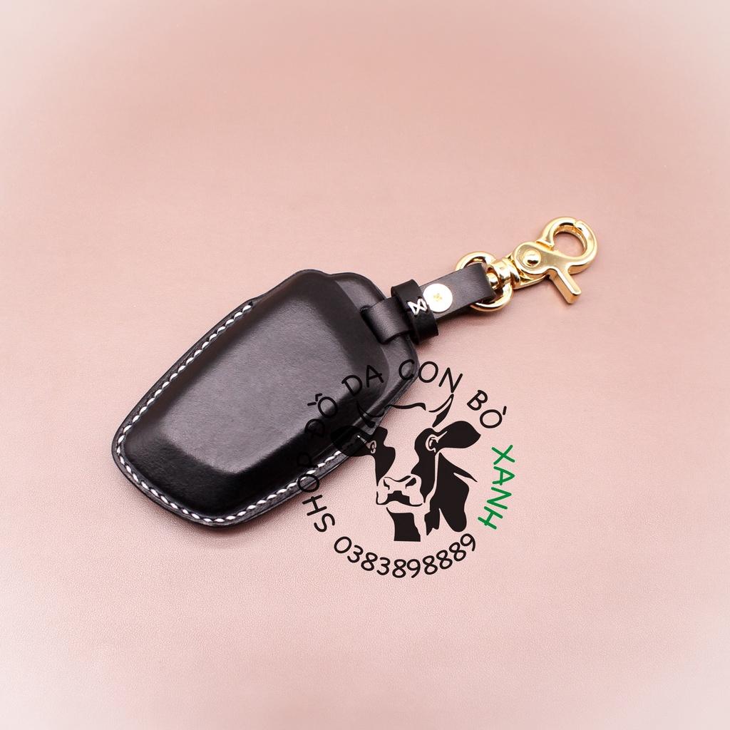 Bao da dành cho Chìa Khoá Ép Phom Vinfast Lux A2.0, SA2.0, Turbo handmade da thật 002e