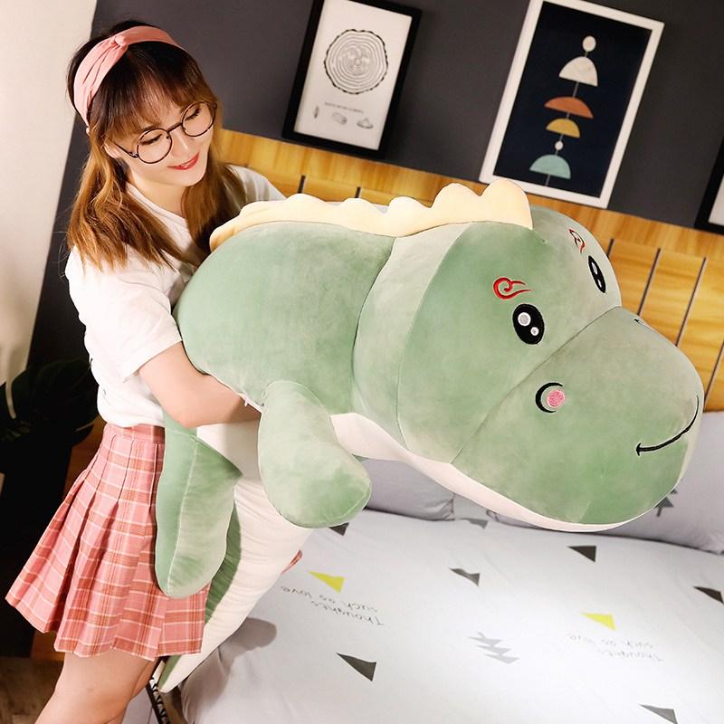 50-150CM Dài Khủng Long Đáng Yêu Sang Trọng Đồ Chơi Hoạt Hình Hình Khủng Long Búp Bê Nhồi Bông Bạn Trai Gối Trẻ Em Gái Sinh Nhật quà Tặng