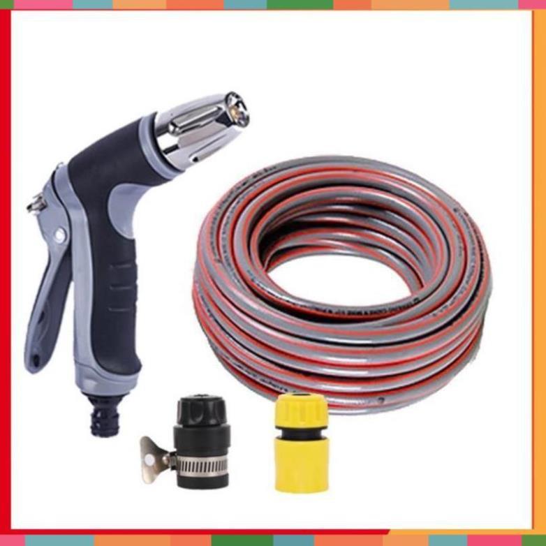 Bộ dây và vòi xịt tăng áp rửa xe tưới cây 206817 20M