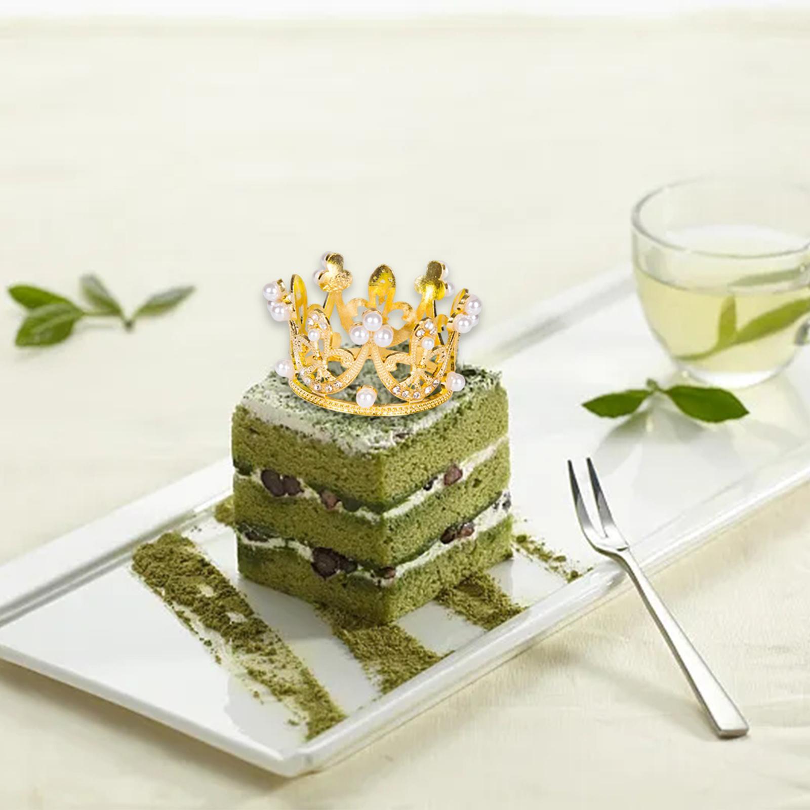 Princess Crown 2.17'' Cake Topper for Baby Shower Anniversary Themed Parties